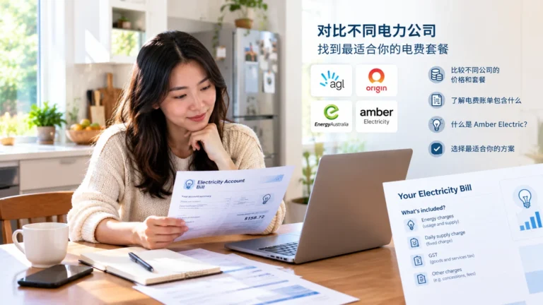 澳洲电费账户怎么开通？搬进新家的第一件事